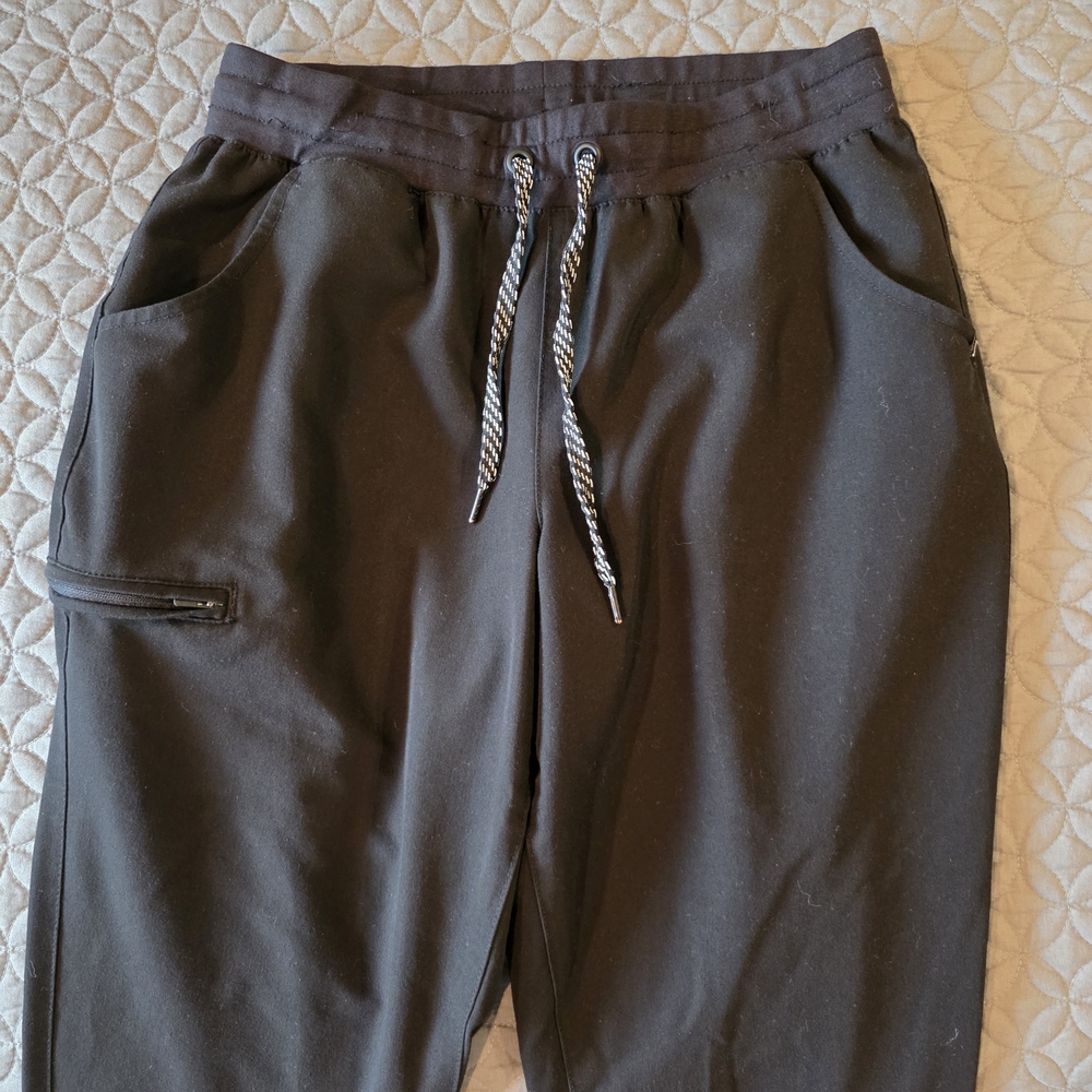 Jaanuu Black Jogger Pants, Womens M
